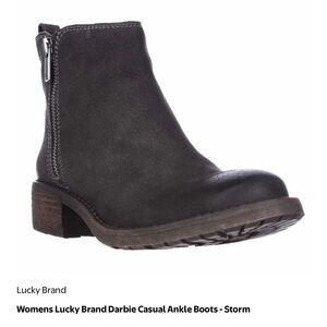 Lucky Brand Darbie Ankle Boot in Storm